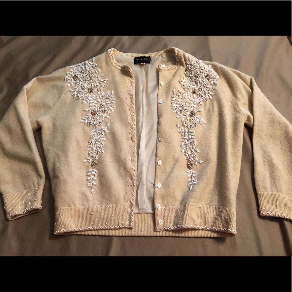 Vintage, beaded sweater